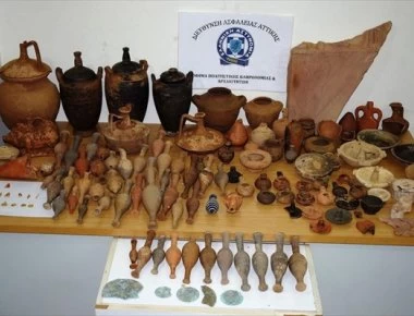 Λακωνία: Συνελήφθη αρχαιοκάπηλος- Θα πωλούσε σπάνιο αρχαίο θησαυρό για 600.000 ευρώ (φωτο)